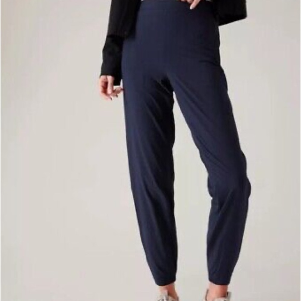 Athleta Blue Jogger Track Pants Relaxed Fit